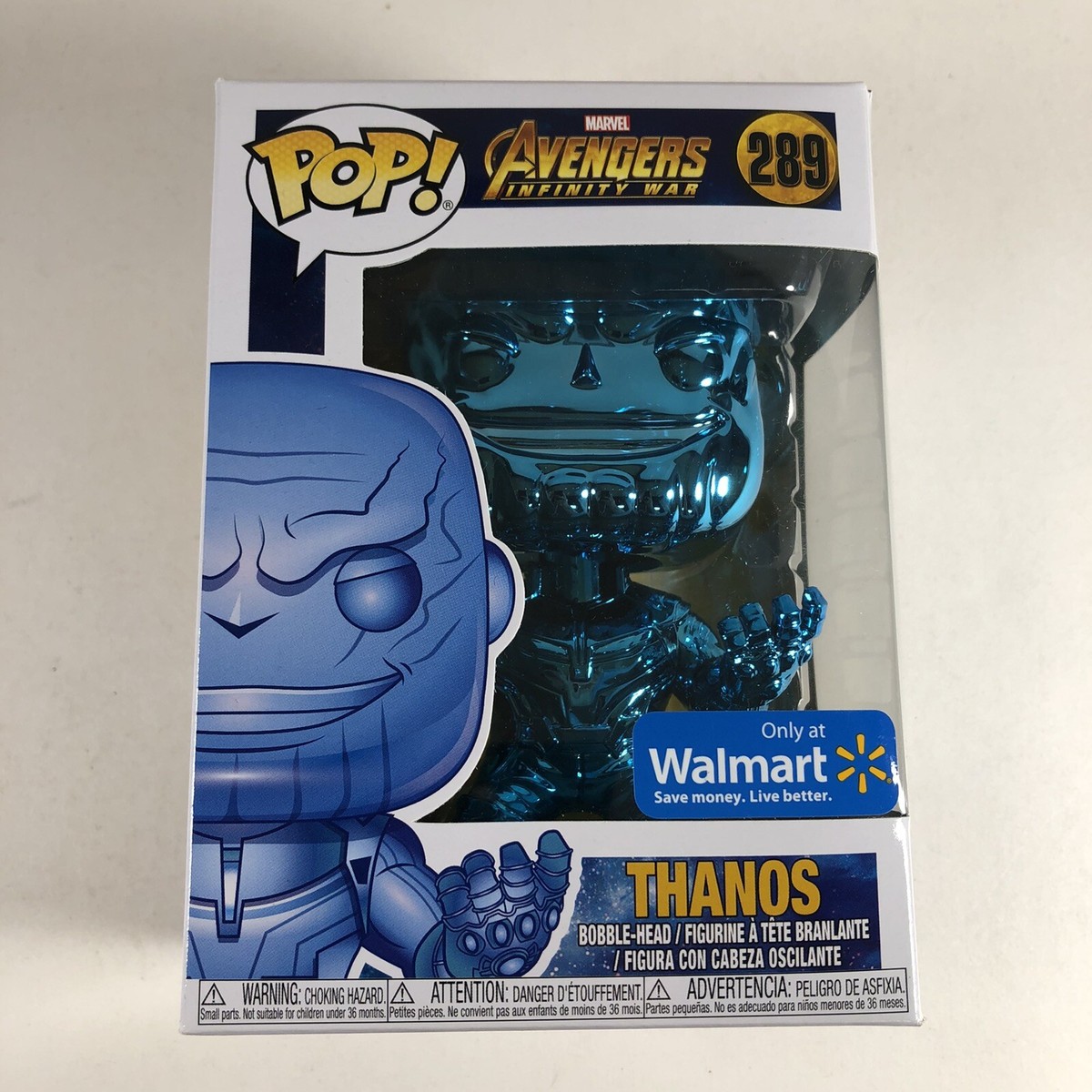 Walmart Funko Chrome Thanos Thanos Chrome Pop Walmart Funko Pop