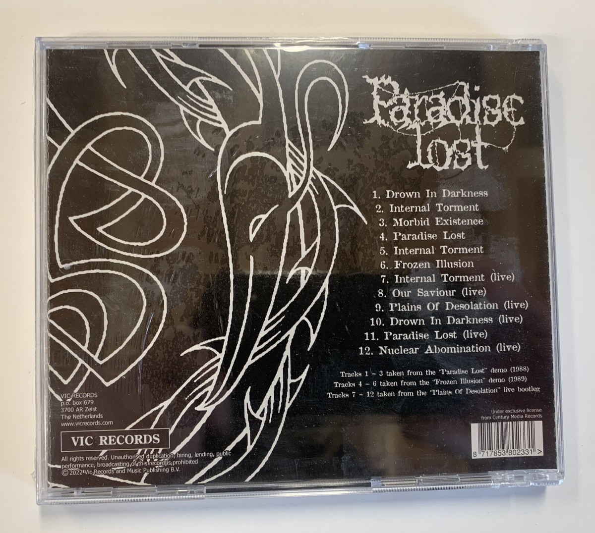 Paradise Lost - Drowned In Darkness-The Early Demos CD English