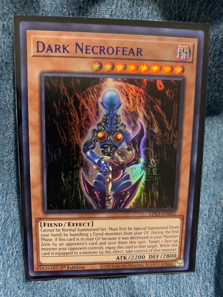 Yugioh Dark Necrofear Blue Ultra Rare LDS3-EN002 1st Near Mint | eBay