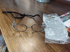 WILLSON SAFETY GLASSES SILVER METAL FRAMES NEW IN PACKAGE