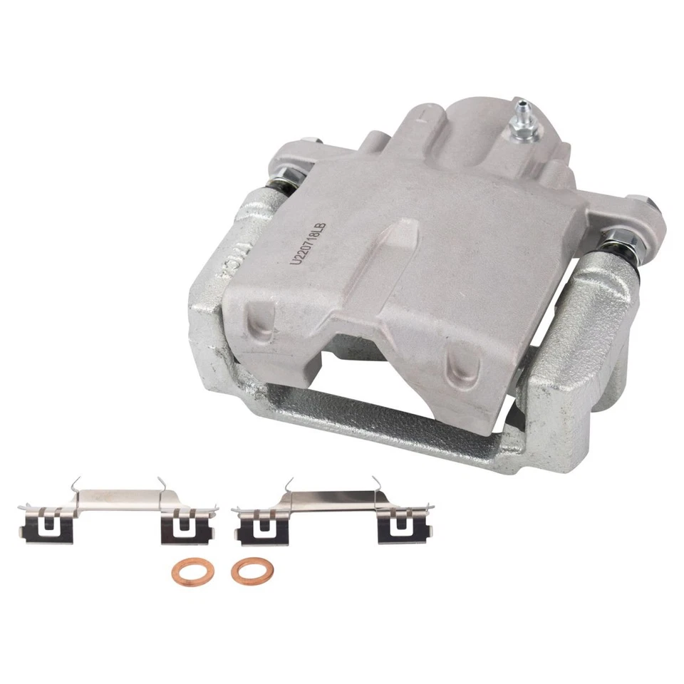 Pinzas de freno traseras pastillas de cerámica y rotores perforados para Cadillac SRX 2004-2009 Foto 4 de 4