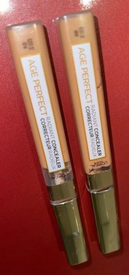 2x L'Oreal Radiant Concealer Age Perfect 255 Toffee Hydrates Brightens TWO NEW