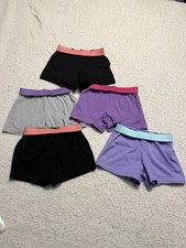 Wonder Nation Girls Size Small Size 6-6x 5 Pack Shorts Multi Color