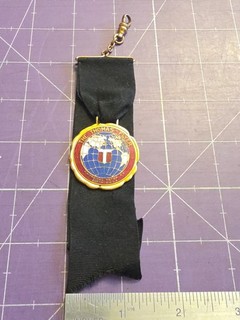 Thomas Flyer Motor Car Company Fob W/ Ribbon Buffalo New York