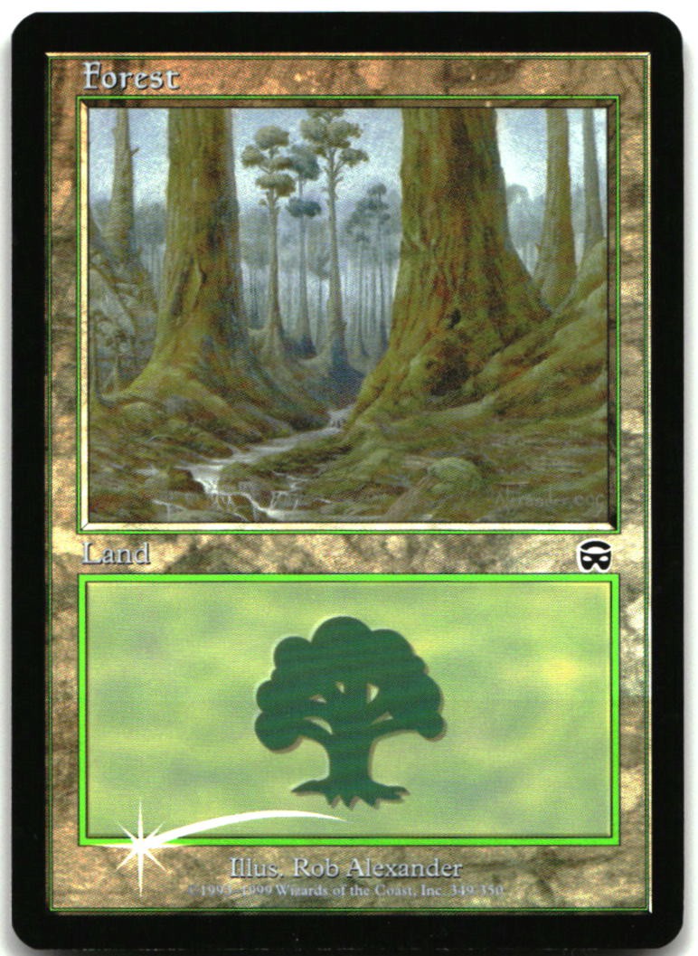 MTG Forest () FOIL L Mercadian Masques 349 LP