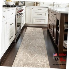 2'6"x8' Washable Kitchen Runner Rug - Non Slip Kitchen Runner Rugs with Rubber