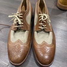 Johnston & Murphy Brown Wingtip Dress Shoes for Men for sale  display picture 1