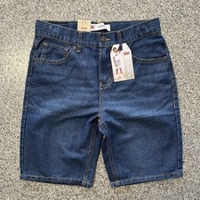 Levis 511 Slim Jean Shorts Boys 16 Regular 28 Medium Wash Denim At Knee