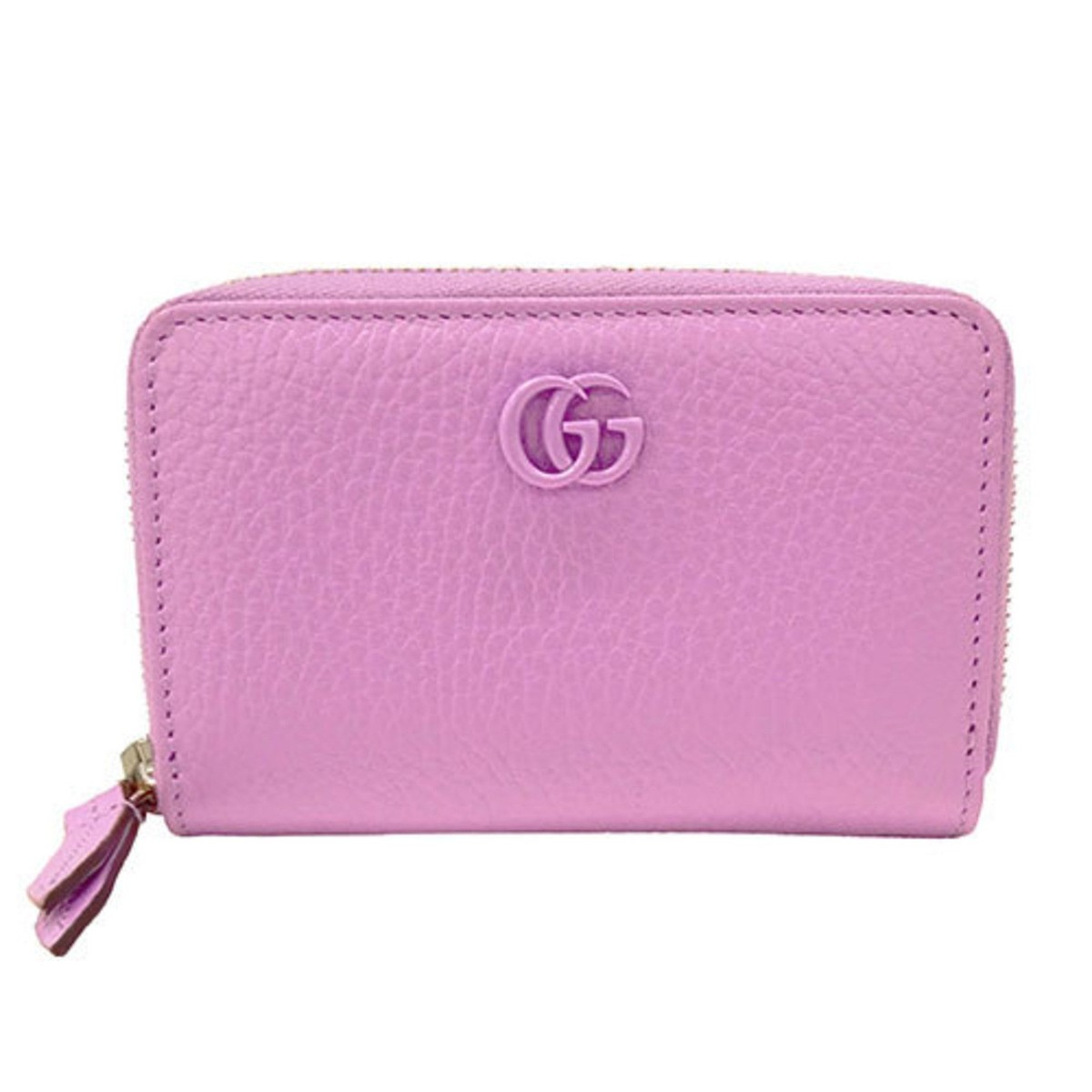 GUCCI　コインケース　紫 GUCCI Women's Wallet Coin Case Card Leather Petit Marmont