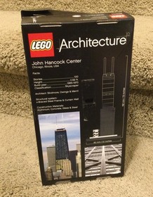 LEGO ARCHITECTURE: John Hancock Center (21001) 100% Complete w/ Box Instructions