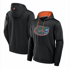 Fanatics Black Florida Gators Defender Dot Faded Primary Pullover Hoodie Men's L