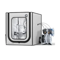 3D Printer Enclosure for Bambu Lab A1, Upgraded Large Size Enclosure with LED