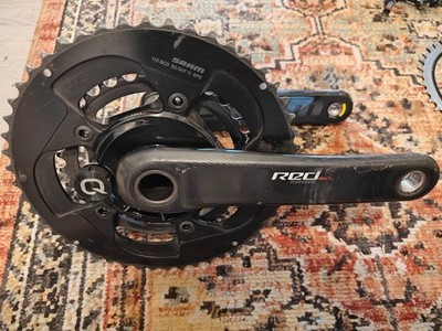 Sram Red 11 Speed Crankset and Quarq DZero Power Meter - 175mm 50/34 Chainring