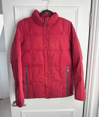 Damen Tommy Hilfiger Steppmantel Steppjacke Puffer in Rot, Größe M - Bild 1 von 3