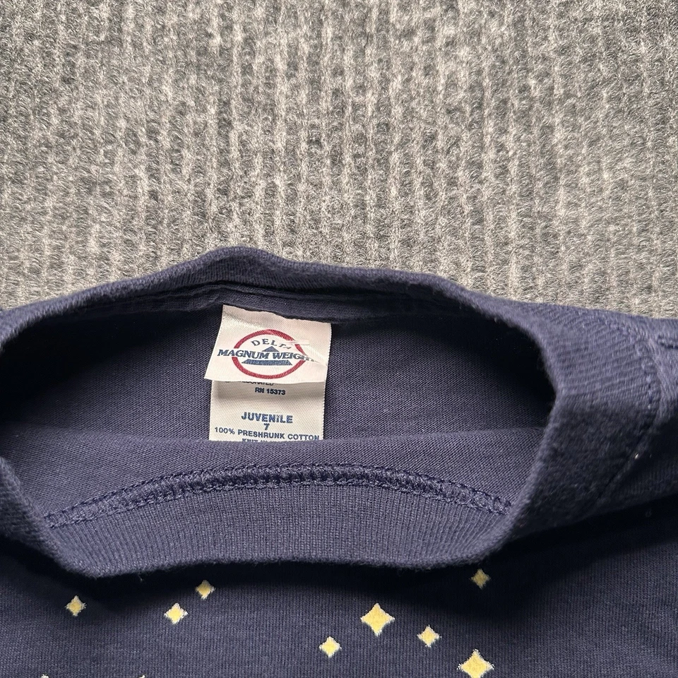 Vintage Y2K Thomas The Train Shirt Youth Size 7 Short Sleeve Blue - Image 4 of 4