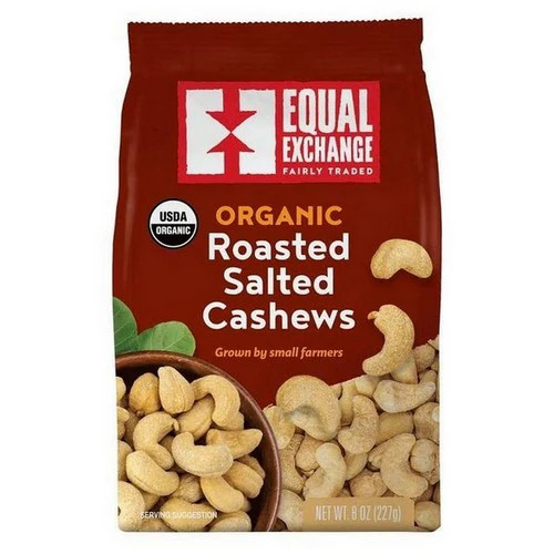 Anacardos Orgánicos Tostados Salados 8 Oz De Equal Exchange