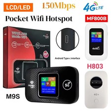 Unlocked 5G LTE Portable WiFi Router - Wireless Hotspot LCD Mobile Broadband NEW