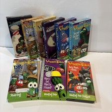 Veggie Tales VHS Lot Of 9- The Toy That Saved Christmas, Are You My Neighbor