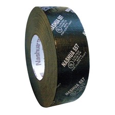 NASHUA 557 Duct Tape,Black,1 7/8 in x 60 yd,14 mil 10A995