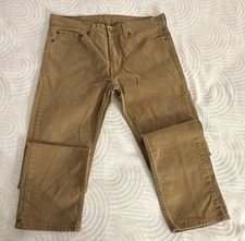 Imagen de Levi's Men's Brown Slim Fit Low Rise Cotton Denim Jeans 5-Pocket Zip Fly