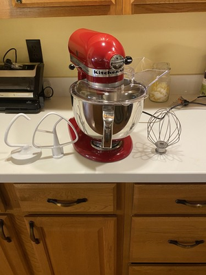#ad #ad KITCHEN KSM150PSER ARTISAN SERIES 5 QUART TILT HEAD STAND MIXER Empire Red $249.50