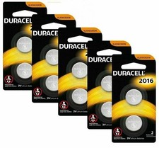 Duracell CR2016 ECR2016 CR 2016 DL2016 3v Batteries x 10 EXP 2027