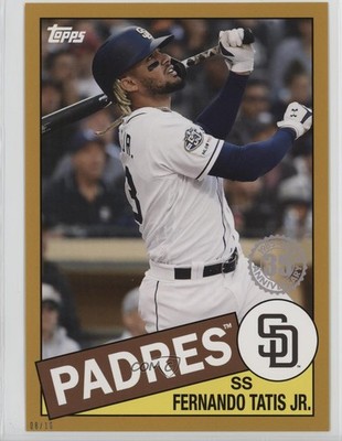 2020 Topps Topps.com Online Exclusive 5x7 Jumbo Gold 8/10 Fernando Tatis Jr 0l7e