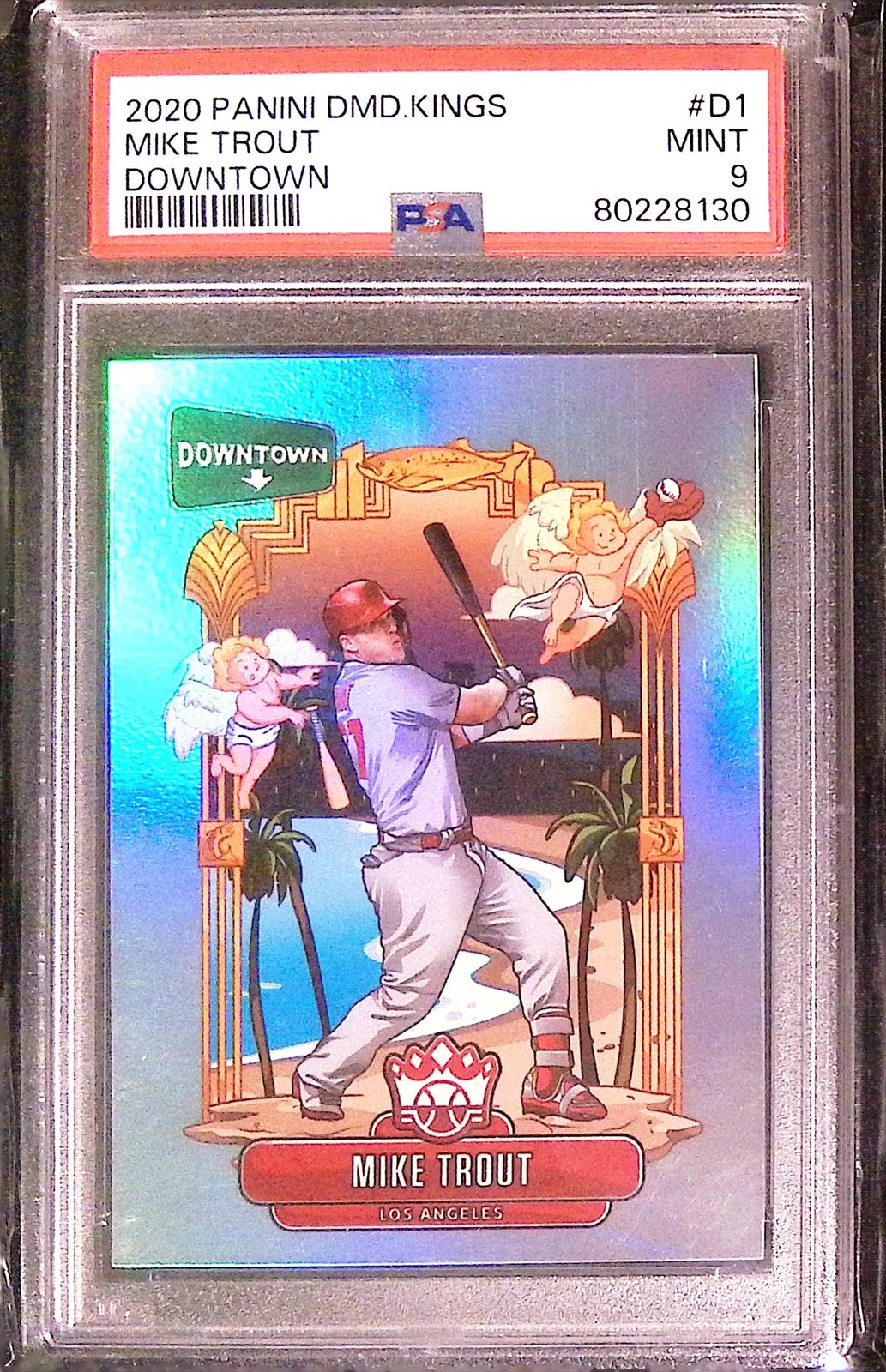 2020 Panini Diamond Kings #D1 Mike Trout Downtown