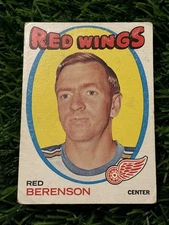 1971-72 Topps #91 Red Berenson Detroit Red Wings Hockey Card