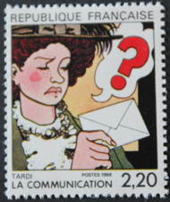 Timbre - FRANCE -La Communication- TARDI - YT2512 (de carnet) - Neuf ** - 1988