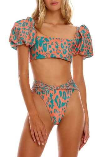 AGUA BENDITA Womens Calista Balam Bikini Top & Bottom Set Size XS