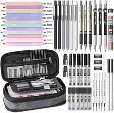 50 PCS School Supplies Stationary Set with Pencil Case -