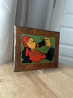 Vintage 1970s Budweiser Bud Man Wood Plaque Kosta Products Beer Sign Breweriana