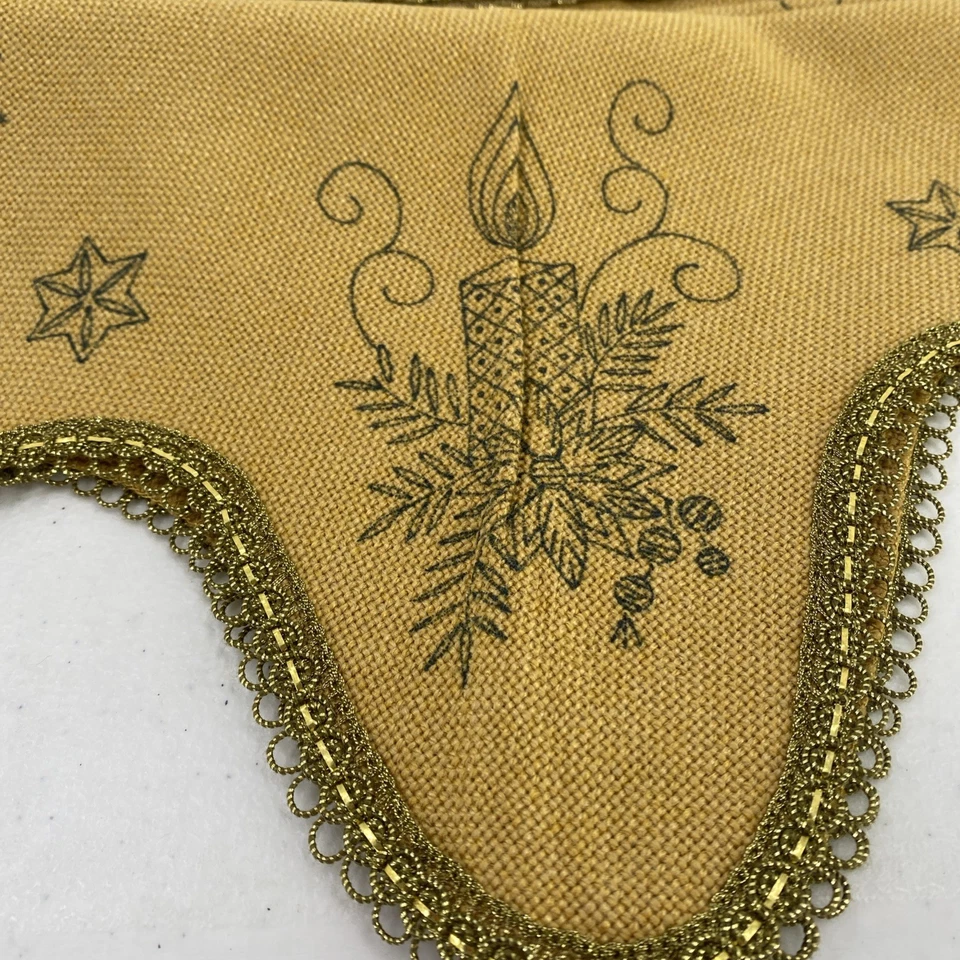 Lindhorst Vela Estrella Plata Estampada Corredor y Tapete Para Bordar Alemania De Colección Foto 2 de 4