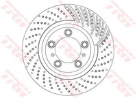 TRW DF6721S Bremsscheibe (1X StüCk) FüR Porsche 911 (991)