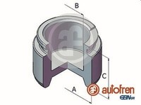 Kolben Bremssattel Autofren Seinsa D025479 FüR Vw Transporter 54Mm Stahl T3 Bus