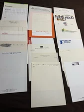 Letterhead 20 Sheets Of SAMPLER V6 Vintage Stationery Unused Lot