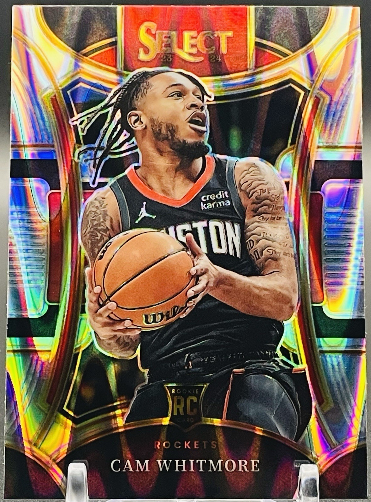 2023 Panini Select - Mezzanine Tectonic Silver Prizm #307 Cam Whitmore (RC)