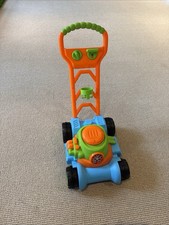 Toy Push Bubble Lawnmower Pretend Play Bubble Machine Lawn Mower with Sound