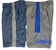 Boys Nike Dri Fit Under Armour Shorts Size Large Lot Of 2