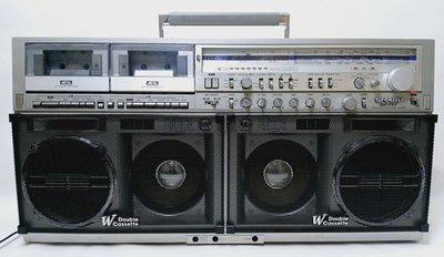 Sharp GF-777 Z Boombox 🌈 RARE 🌈 Cassette Ghetto-Blaster 👌 - For