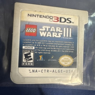 Lego Star Wars III Clone Wars Nintendo 3DS - Cartridge Only - Tested