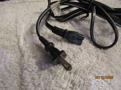 KDK-F KS-15W 7A-125V Heavy Duty BLACK Polarized Plug 6 Ft Power