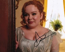 NICOLA COUGHLAN signed autograph 20x25cm BRIDGERTON in person autograph COA