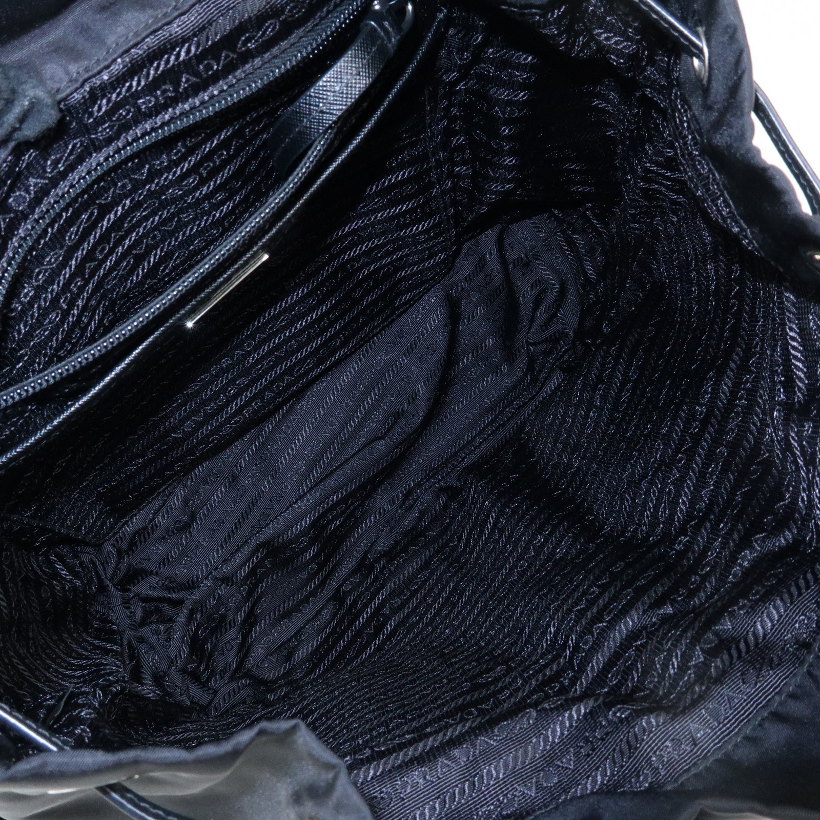 PRADA Triangle Logo Nylon Studs Backpack Rucksack… - image 22