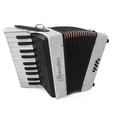Accordion - 22 Key 8 Bass, Professional & Beginner Keyboard Accordion with Ad...
