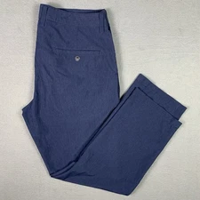 TravisMathew Pants Men’s 34x27 Blue Performance Golf Dress Stretch Lightweight