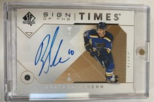 2018-19 SP Authentic Sign of the Times Autograph #SOTTSC Brayden Schenn