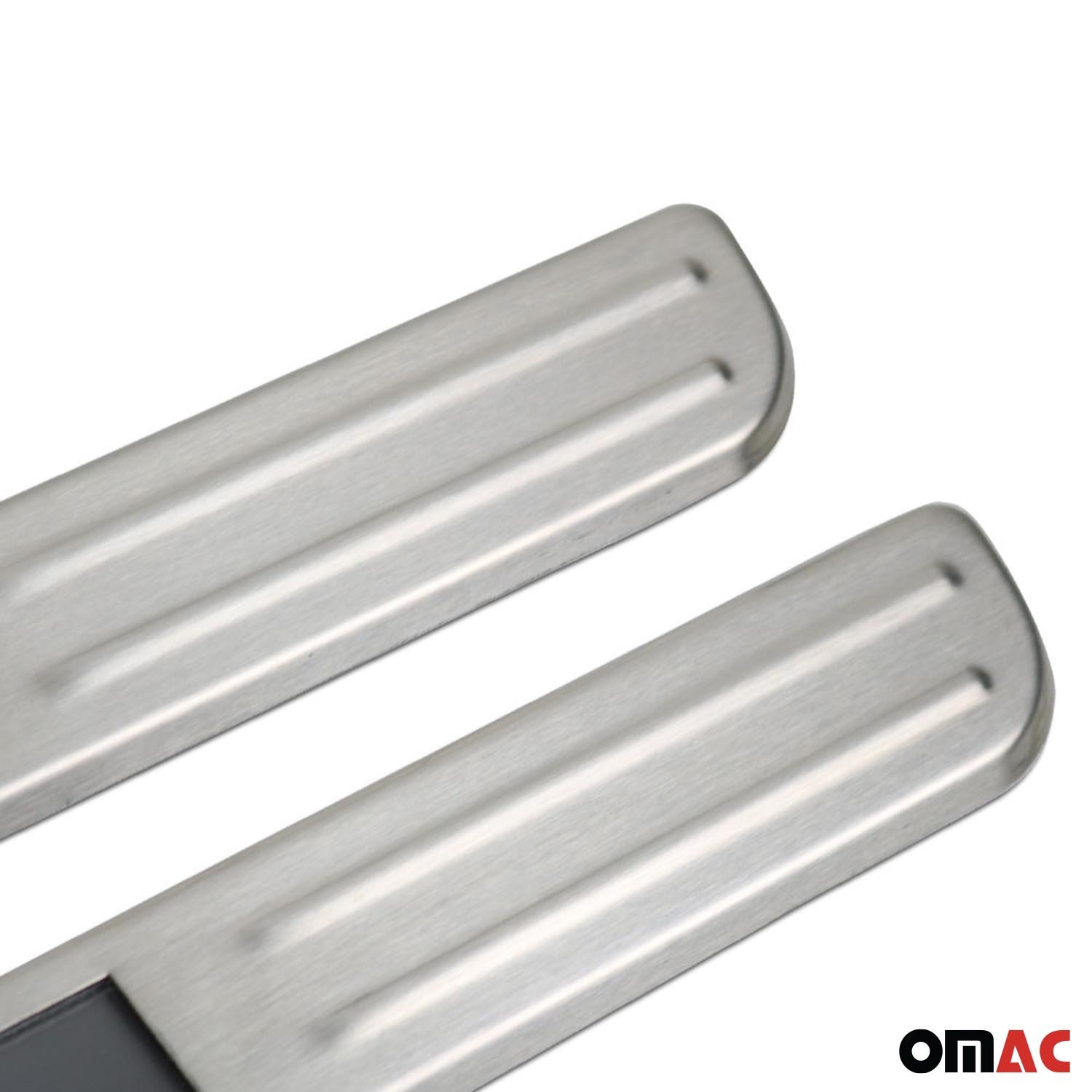 Door Sill Scuff Plate Illuminated for Mercedes SLR McLaren 2005-2009 S. Steel 2x