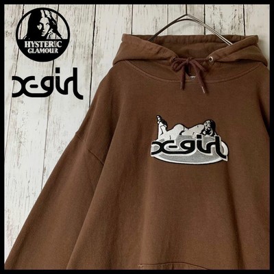 Hysteric Glamour X Girl Limited Hoodie Brown M Used Cotton 100% | eBay